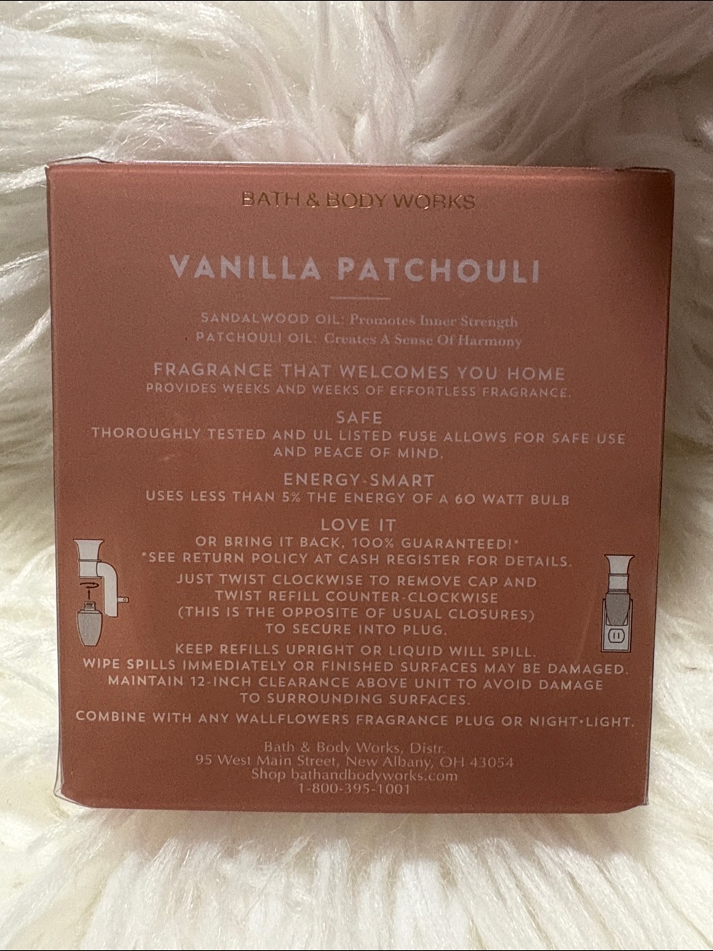 Bath and Body Works Vanilla + Patchouli Wallflowers Refill 2 Pk - Picture 5 of 6